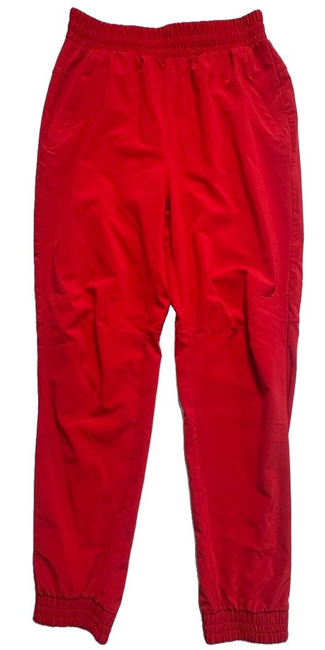 All In Motion Youth Jogger Pants Red Athletic Stretch Elastic Waist Boys M 8/10